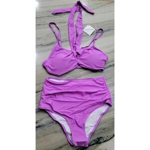 Grace Tempt Purple Bikini Small NWT